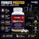 Suplemento de creatina en comprimidos – 90 unidades - additional image 3